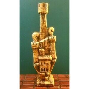 Vintage Casa Vinicola Boccaccio Basting Vino Rosso Castle Empty Wine Bottle